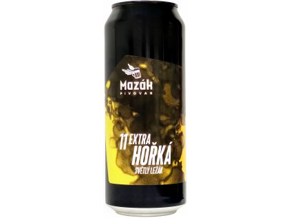 Mazák - 11°Extra Hořká - 0,5l can 4,4% alk.