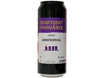 Beskydský pivovárek - Adventní Speciál 2025 14° 0.5l plech 6,2%alc.