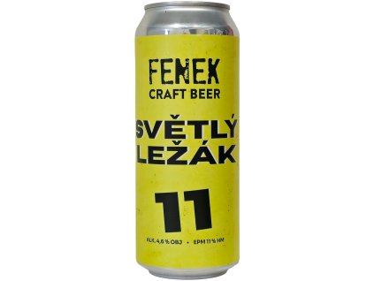 Fenek Craft Beer - Světlý ležák 11° 0,5l plech 4,5% alc.