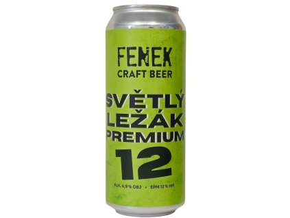 Fenek Craft Beer - Světlý Ležák Premium 12° 0,5l plech 5,1% alc.