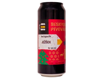 Beskydský pivovárek - Ježíšek 2025 15° 0,5l plech 6,4%alc.