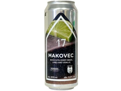 Zichovec - Makovec 17° 0,5l can 7% alc.