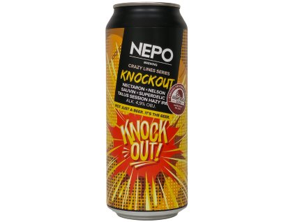 NEPO - Crazy Lines Series: Knockout 500ml can 4,9% alc.