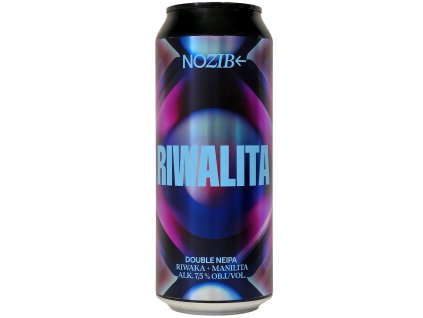 NOZIB - RIWALITA Double NEIPA Riwaka + Manilita 0,5l can 7,5% alc.