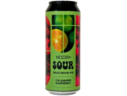 NOZIB - SOUR FRUIT SHOW #12 Calamansi + Raspberry 0,5l can 6% alc.