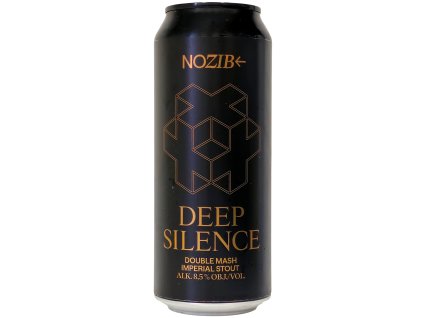 NOZIB - DEEP SILENCE Double Mash Imperial Stout 0,5l can 8,5% alc.