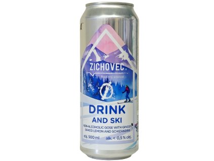 Zichovec -  Drink and Ski 0,5l can <0,5% alc.