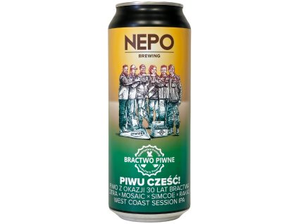 NEPO - Piwu Czesc/Pivu Čest 500ml can 5,3% alc.