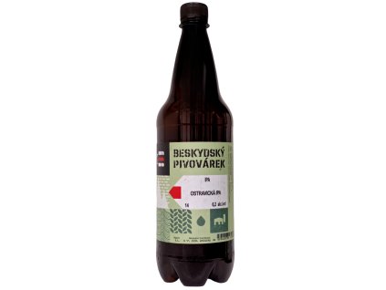 Beskydský pivovárek - Ostravická IPA 14° 1l pet 6,2% alk.