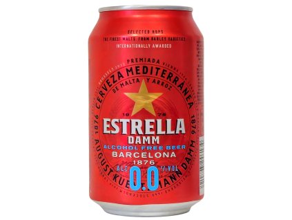 Damm - Estrella AF 0,33l can 0,0% alk.
