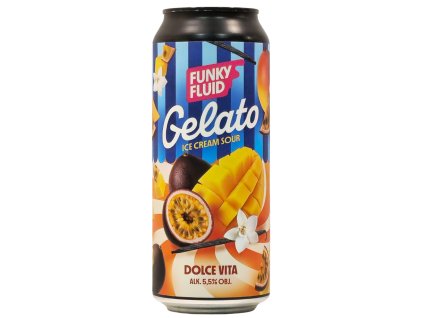 Funky Fluid - Gelato: Dolce Vita  0,5l can 5,5%alc.
