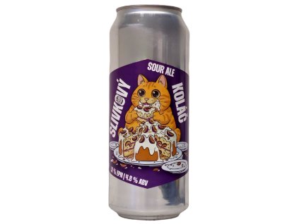 SomPivo - Slivkový Koláč 12° 0,5l can 4,8% alc.