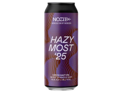 NOZIB - HAZY MOST ‘25 CZ Hazy IPA 15° 0,5l can 6,4% alc.