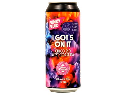 Funky Fluid - I Got 5 On It 500ml can 6,4% alc.