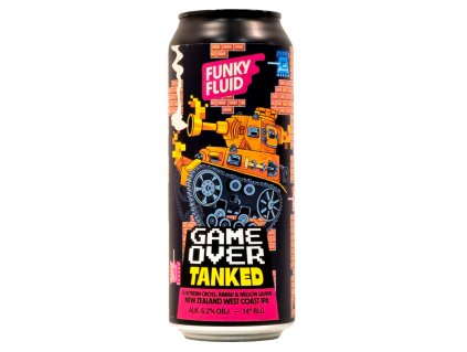 Funky Fluid - Game Over: Tanked 500ml can 6,2% alc.