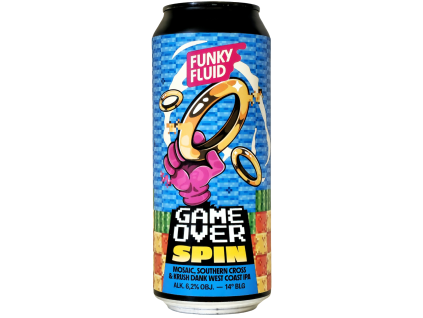 Funky Fluid - Game Over: Spin 500ml can 6,2% alc.