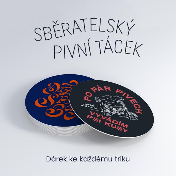 Dárek sběratelský pivní tácek