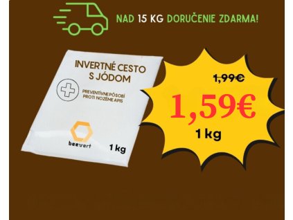 Cukromedové cesto pre včely - s jódom 15kg