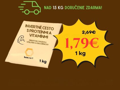 Cukromedové cesto pre včely - s vitamínmi a bielkovinami 15kg