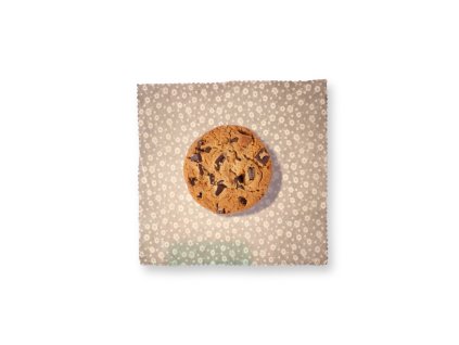 Voskovaný ubrousek - Béžové kytičky