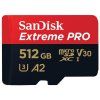 SanDisk Extreme Pro microSDHC 512 GB + SD adapter