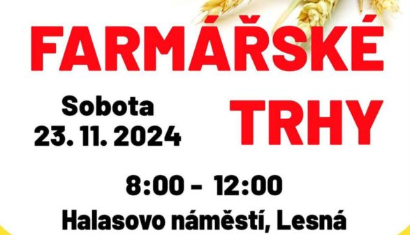 Farmářské trhy - 23. 11. 2024