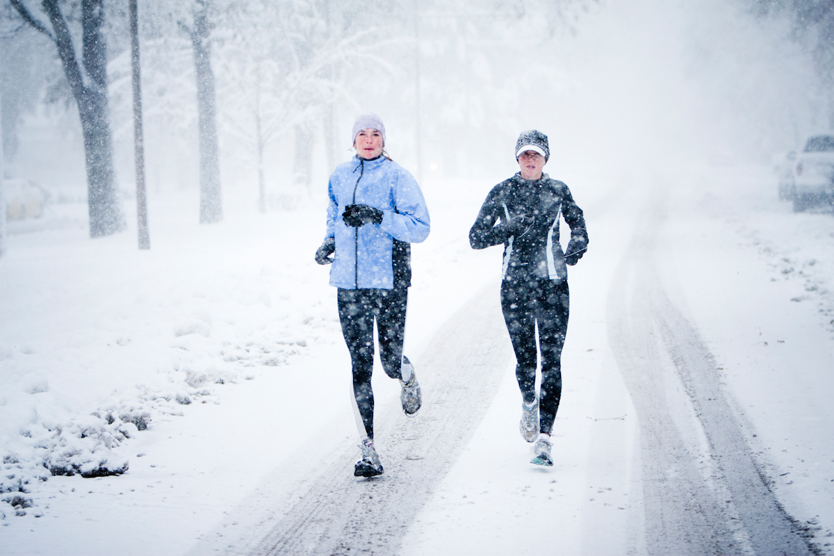 Poškozuje plíce běhání v mrazech?