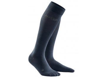 Business Socks dark blue WP50YE m WP40YE w pair front