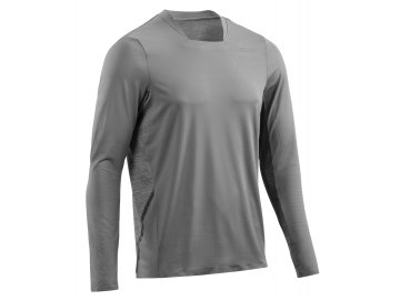 Run Shirt Long Sleeve grey W01326 m front