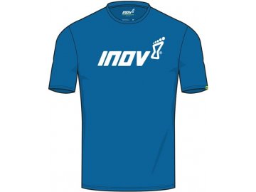 inov 8 cotton tee inov 8 m light blue svetle modra