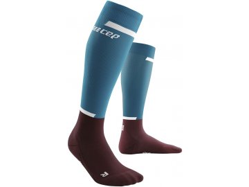 The Run Socks petrol darkred WP209R WP309R front