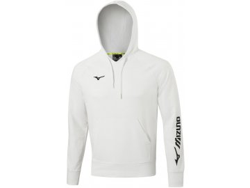 mizuno terry hoodie white