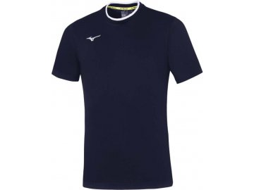 men mizuno tee navy white 4xl