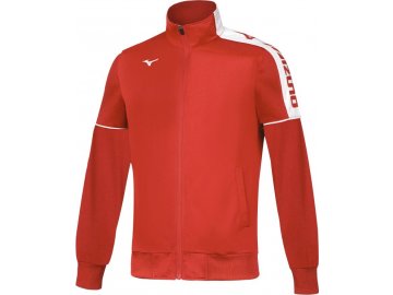 mizuno knitted track jacket jr red 152