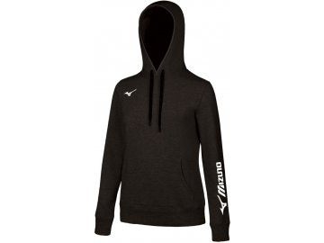 mizuno ter hoodie w black m