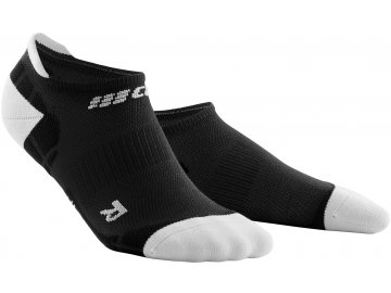 Ultralight Compression No Show Socks black lightgrey WP46IY WP56IY front 2