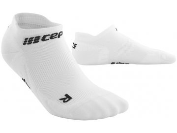 The Run Socks No Show white WP260R WP360R front