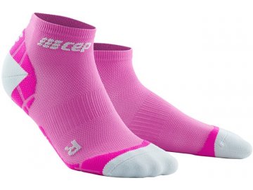 Ultralight Compression Low Cut Socks pink light grey WP2A7Y front 2