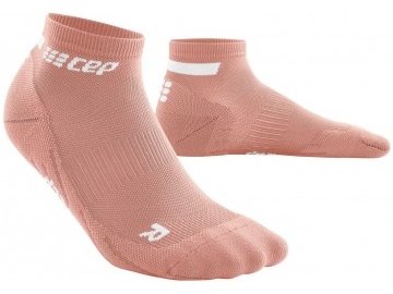 the run socks low cut rose wp2aar front