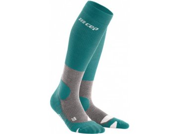 hiking merino socks forestgreen grey