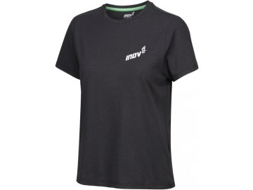 inov 8 graphic tee brand w black graphite tmave seda 1