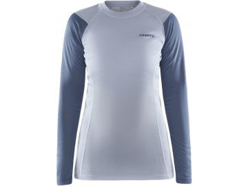 w triko craft core warm baselayer ls modra 5