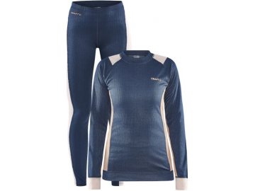 w set craft core dry baselayer tmave modra s ruzovou 2