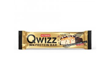 qwizz protein bar 2021 gold salted caramel