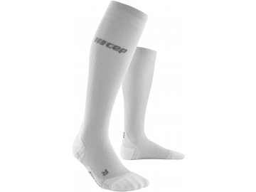 Run Ultralight Socks Tall carbon white WP200Y WP300Y front