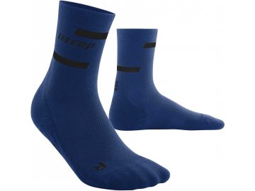 CEP pánské běžecké kompresní vysoké ponožky 4.0 -  blue