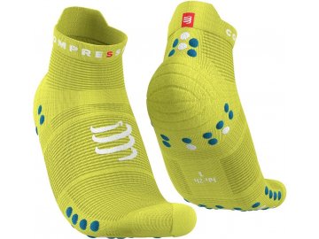 pro racing socks v4 0 run low primrose fjord blue t1