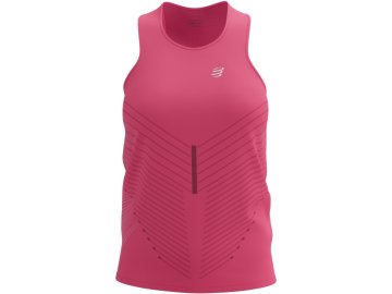 performance singlet w hot pink aqua xs