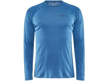 triko craft adv wool merino rn ls modra 5