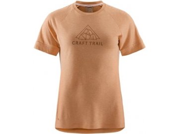 w triko craft adv trail wool ss hneda 15